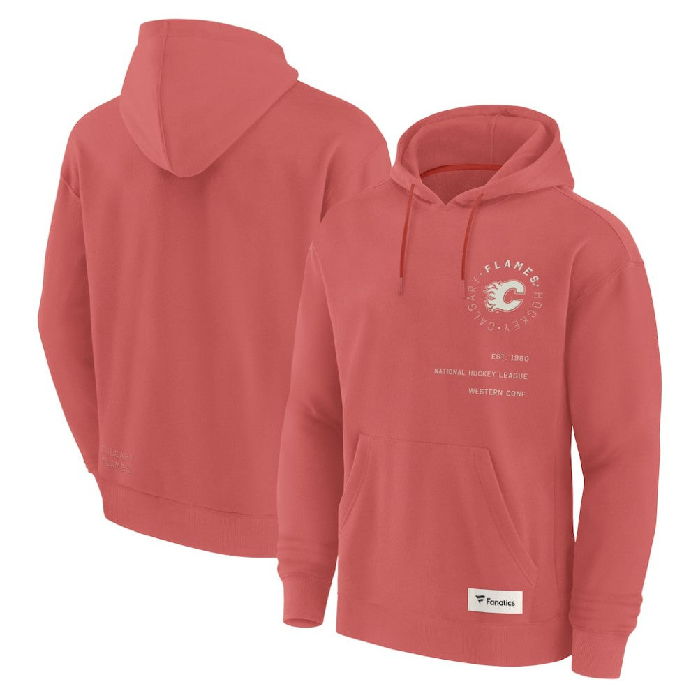 Calgary Flames Fanatics Future Ground Info Pullover Hoodie - Red | US 201752419