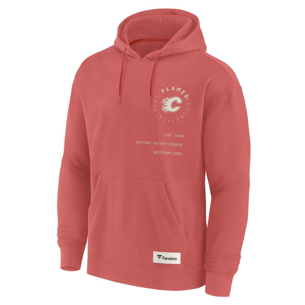 Calgary Flames Fanatics Future Ground Info Pullover Hoodie - Red | US 201752419