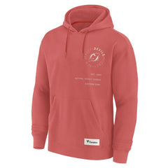 New Jersey Devils Fanatics Future Ground Info Pullover Hoodie - Red | US 201752424