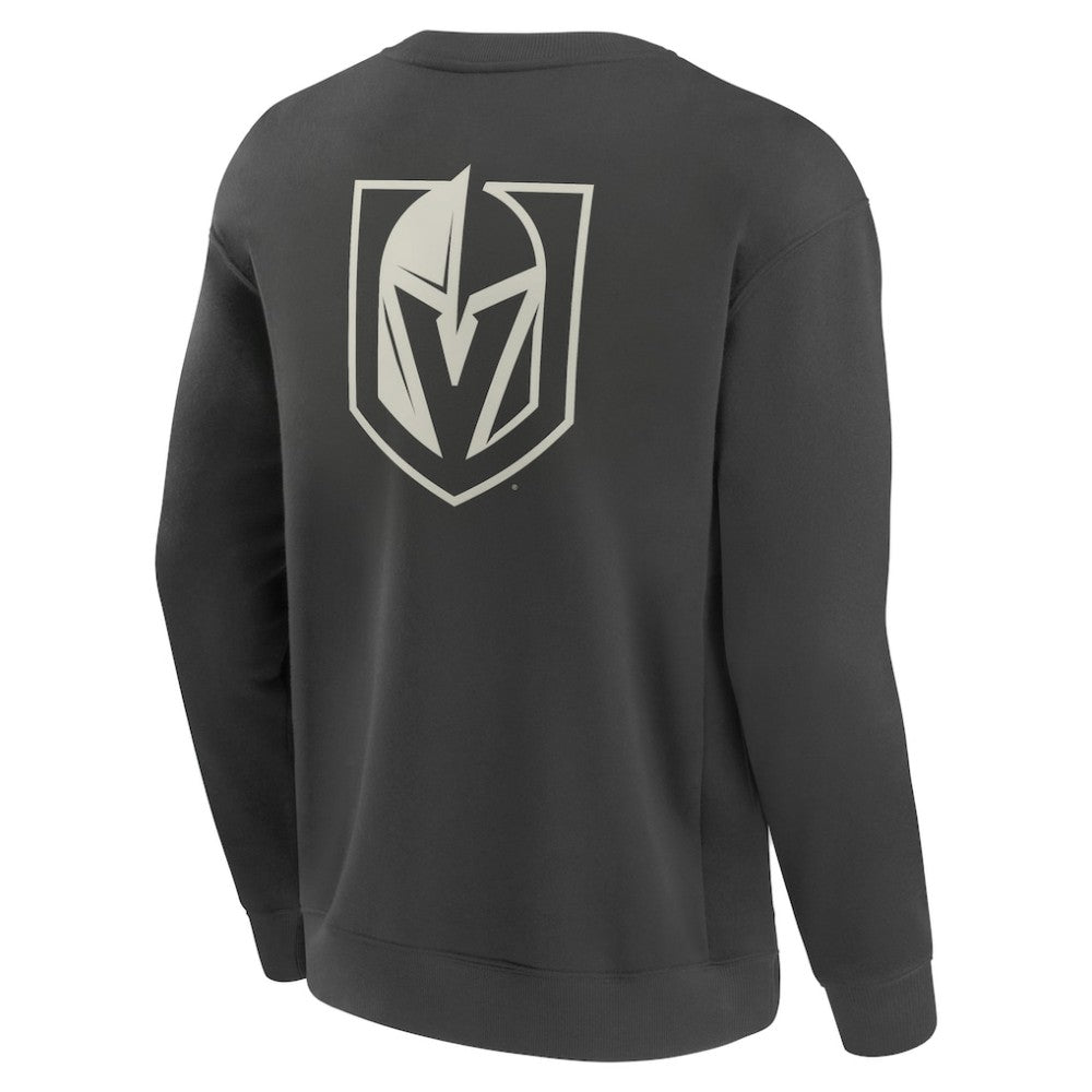 Vegas Golden Knights Fanatics Elements Future Ground Lettering Pullover Sweatshirt - Charcoal | US 201752433