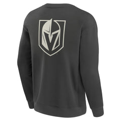 Vegas Golden Knights Fanatics Elements Future Ground Lettering Pullover Sweatshirt - Charcoal | US 201752433