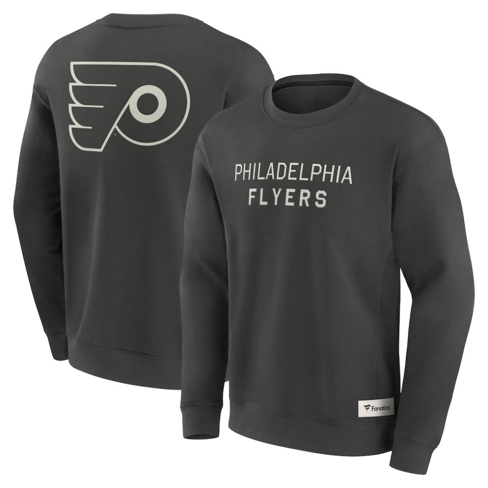 Philadelphia Flyers Fanatics Elements Future Ground Lettering Pullover Sweatshirt - Charcoal | US 201752434