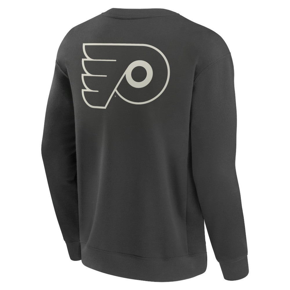 Philadelphia Flyers Fanatics Elements Future Ground Lettering Pullover Sweatshirt - Charcoal | US 201752434
