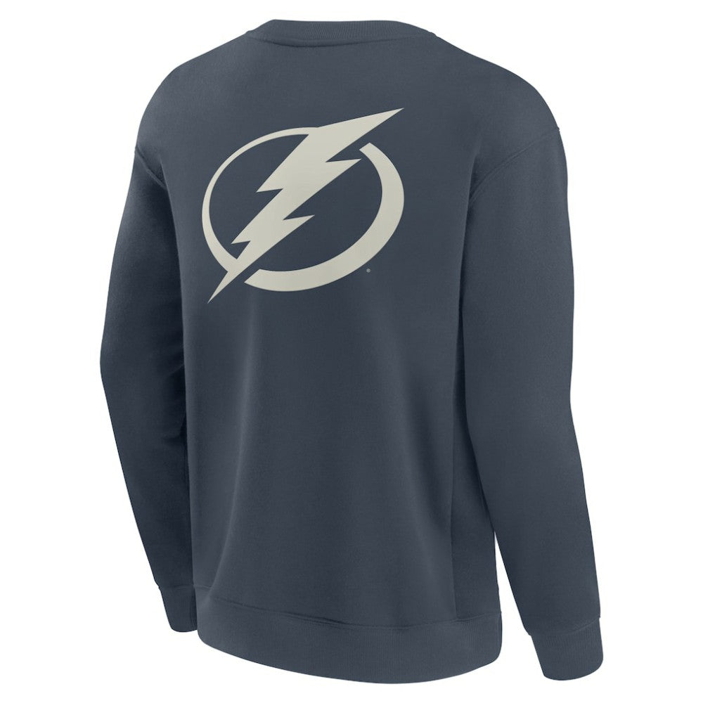 Tampa Bay Lightning Fanatics Elements Future Ground Lettering Pullover Sweatshirt - Blue | US 201752439