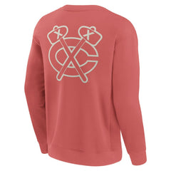Chicago Blackhawks Fanatics Elements Future Ground Lettering Pullover Sweatshirt - Red | US 201752446