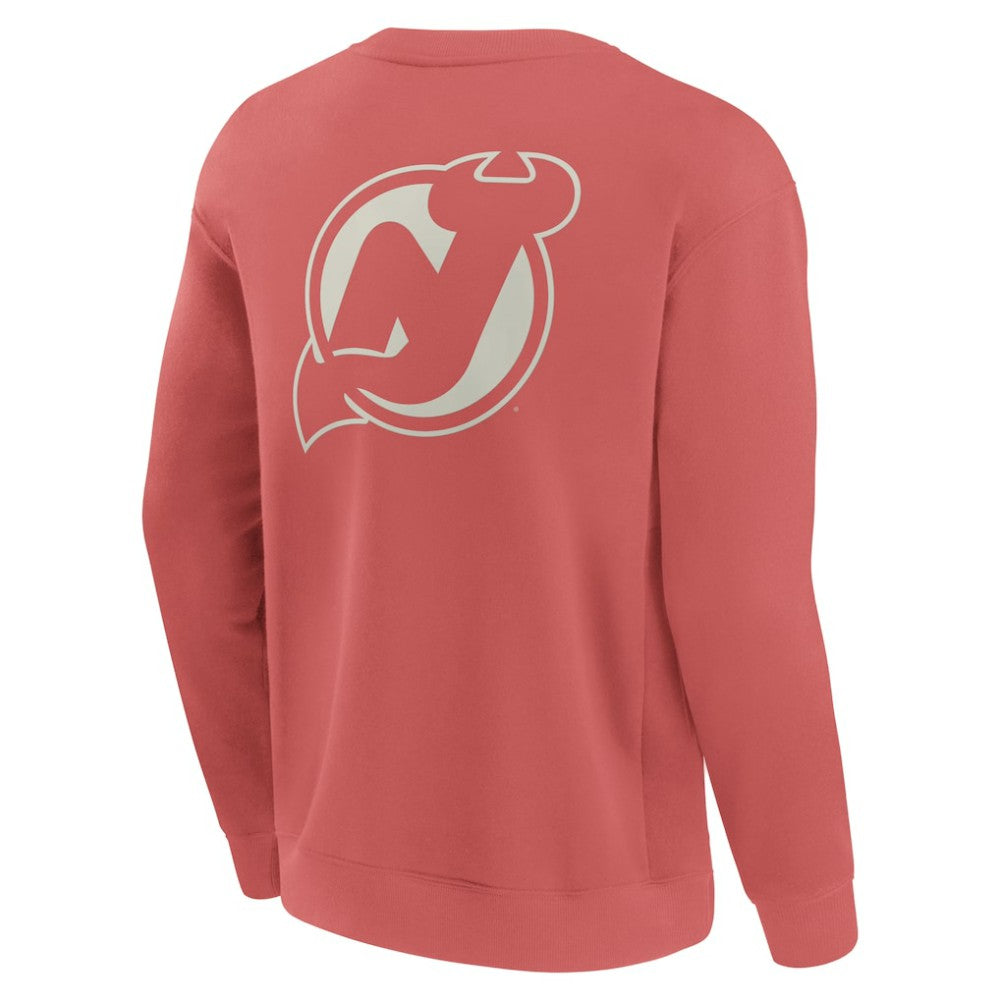 New Jersey Devils Fanatics Elements Future Ground Lettering Pullover Sweatshirt - Red | US 201752448