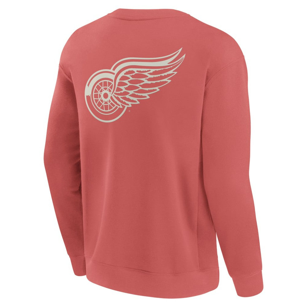Detroit Red Wings Fanatics Elements Future Ground Lettering Pullover Sweatshirt - Red | US 201752449