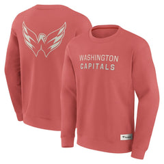 Washington Capitals Fanatics Elements Future Ground Lettering Pullover Sweatshirt - Red | US 201752450