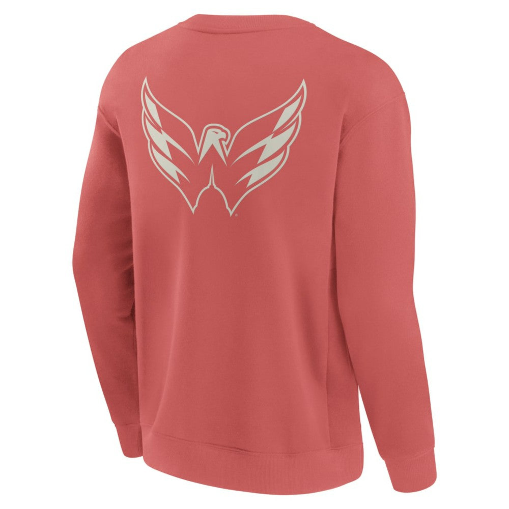 Washington Capitals Fanatics Elements Future Ground Lettering Pullover Sweatshirt - Red | US 201752450