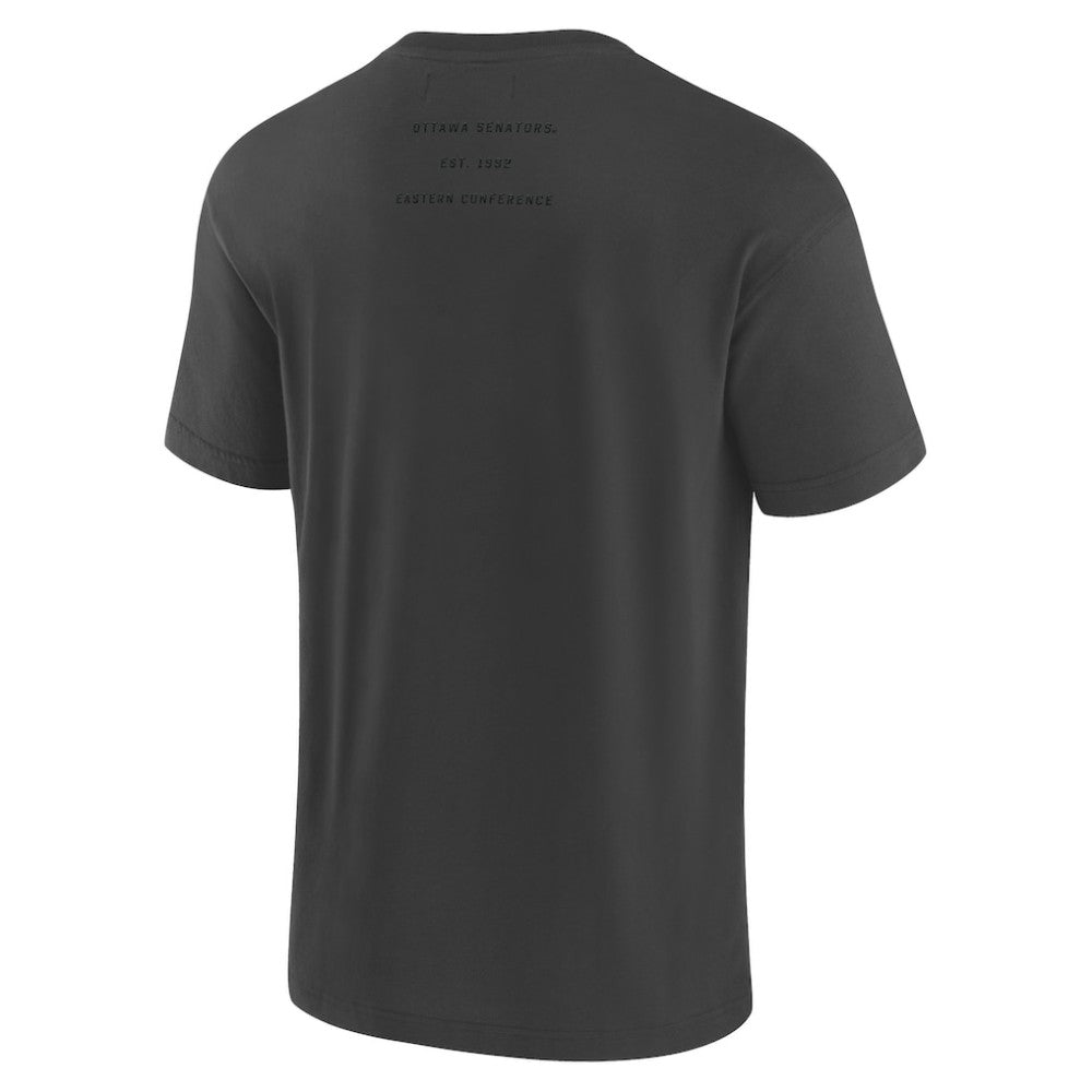 Ottawa Senators Fanatics Elements Weathered Tonal Future Ground T-Shirt - Charcoal | US 201752451