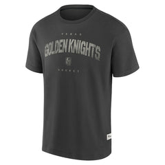 Vegas Golden Knights Fanatics Elements Weathered Tonal Future Ground T-Shirt - Charcoal | US 201752458