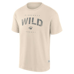 Minnesota Wild Fanatics Elements Weathered Tonal Future Ground T-Shirt - Cream | US 201752462