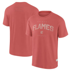 Calgary Flames Fanatics Elements Weathered Tonal Future Ground T-Shirt - Red | US 201752484