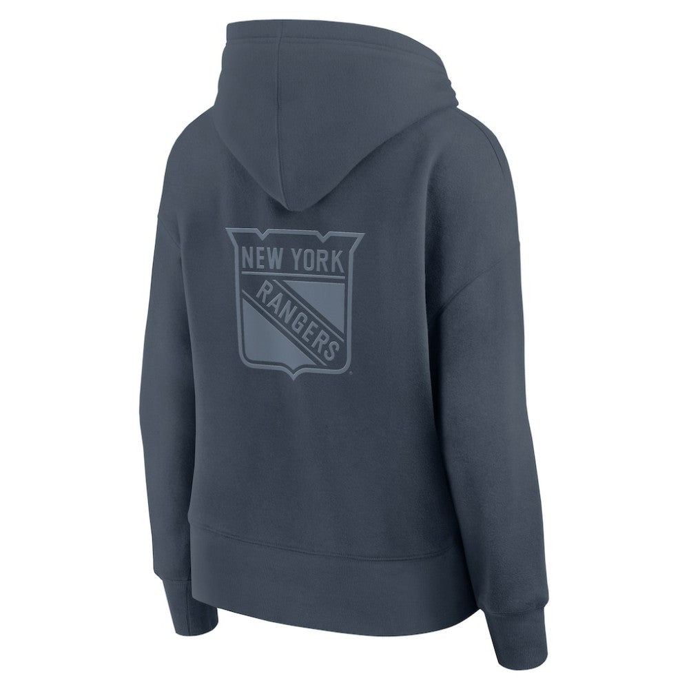 New York Rangers Fanatics Women's Elements Future Ground Subtle Tonal Pullover Hoodie - Blue | US 201752512