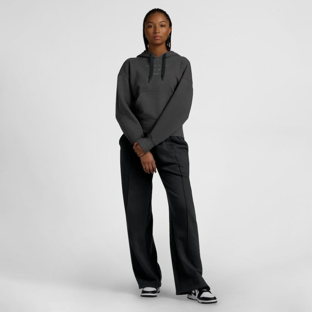 Boston Bruins Fanatics Women's Elements Future Ground Subtle Tonal Pullover Hoodie - Charcoal | US 201752519