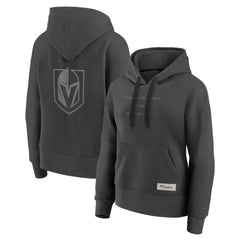 Vegas Golden Knights Fanatics Women's Elements Future Ground Subtle Tonal Pullover Hoodie - Charcoal | US 201752521