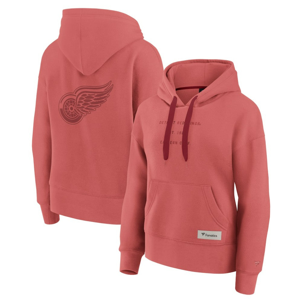 Detroit Red Wings Fanatics Women's Elements Future Ground Subtle Tonal Pullover Hoodie - Red | US 201752522
