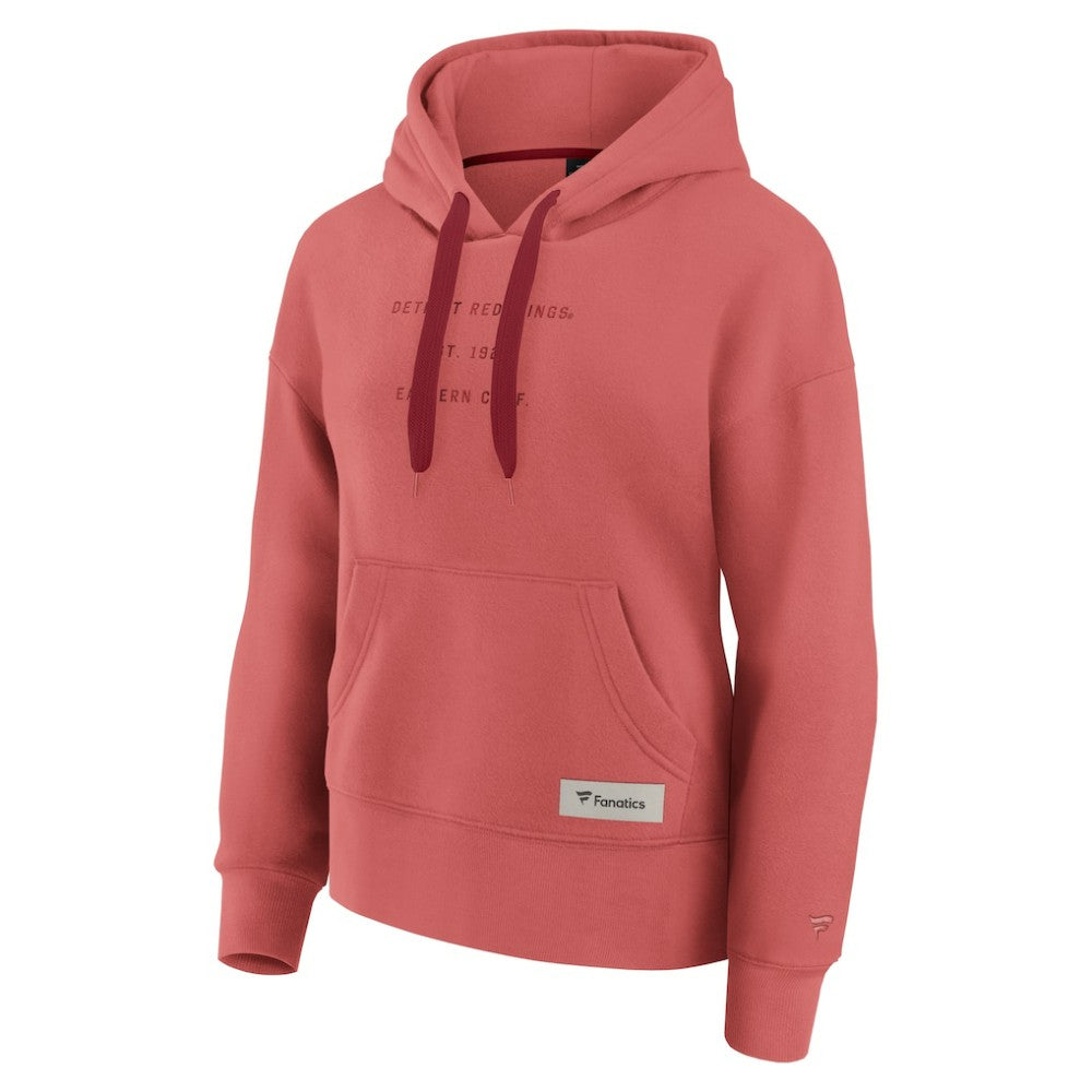 Detroit Red Wings Fanatics Women's Elements Future Ground Subtle Tonal Pullover Hoodie - Red | US 201752522