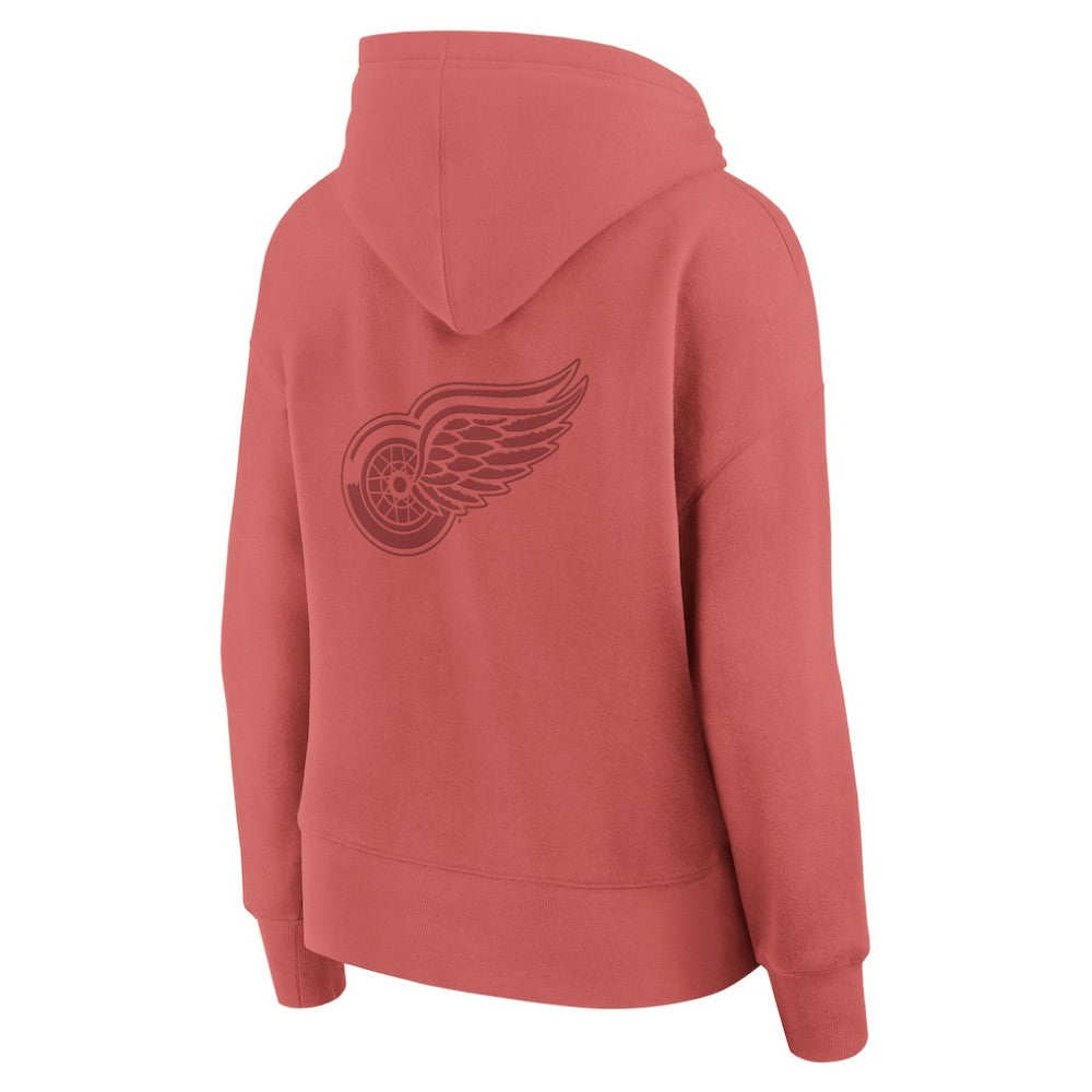 Detroit Red Wings Fanatics Women's Elements Future Ground Subtle Tonal Pullover Hoodie - Red | US 201752522
