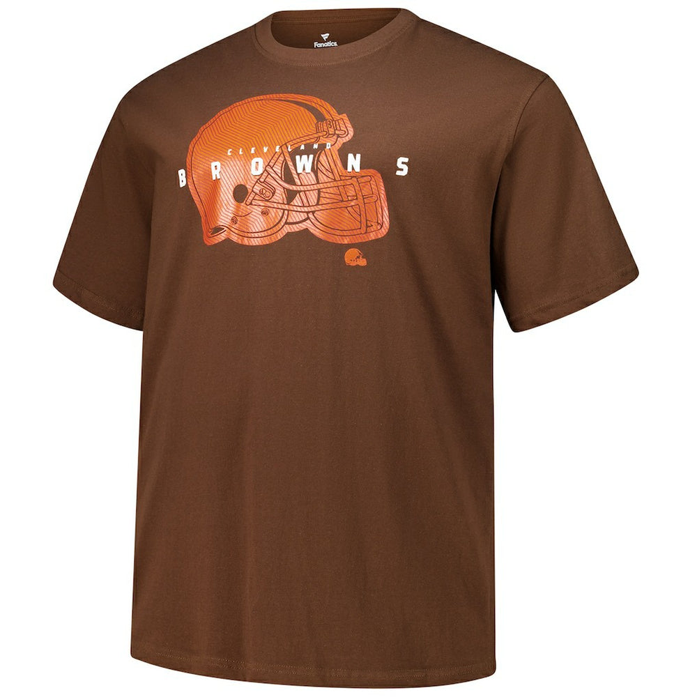 Cleveland Browns Big & Tall Coordinate T-Shirt - Brown T-shirts