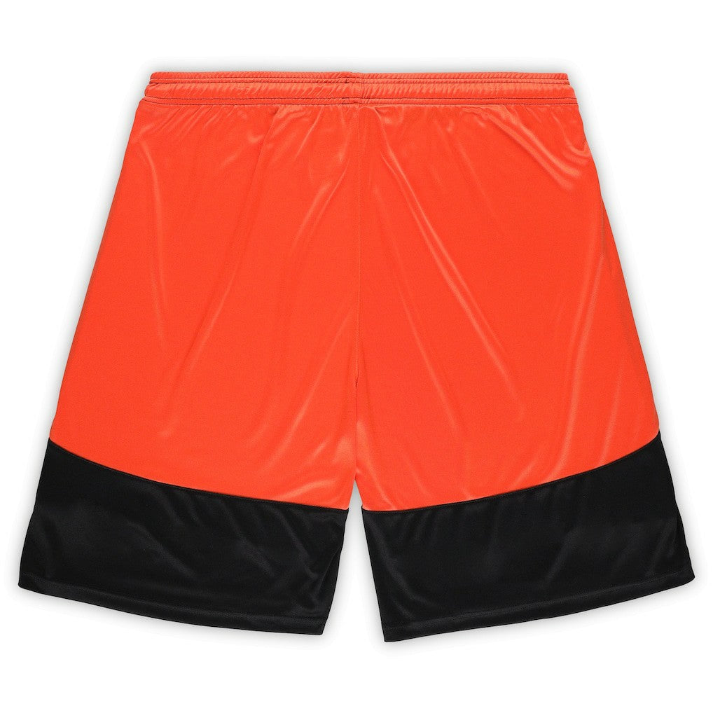 Cincinnati Bengals Big & Tall Launch Shorts - Black/Orange Shorts