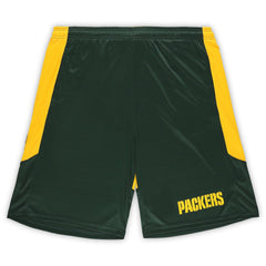Green Bay Packers Big & Tall Launch Shorts - Green/Gold Shorts