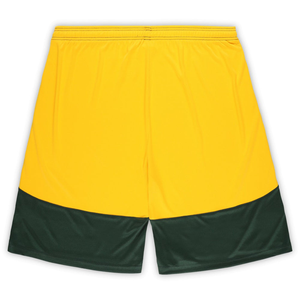 Green Bay Packers Big & Tall Launch Shorts - Green/Gold Shorts