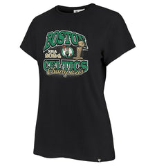 Boston Celtics '47 Women's 2024 NBA Finals Champions Plus Size Trophy Franklin T-Shirt Black - 47 brand outlet