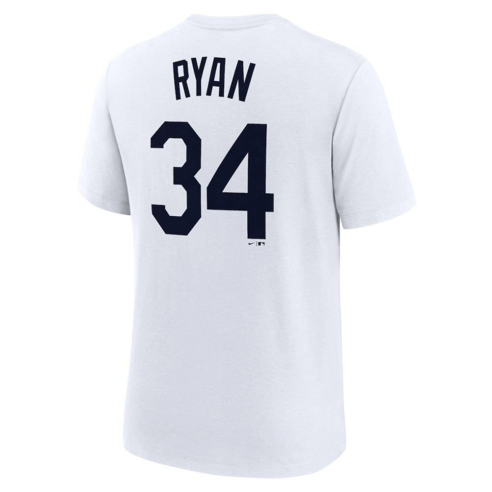 Nolan Ryan Houston Astros Nike Cooperstown Collection Name & Number Tri-Blend T-Shirt - White T-shirts