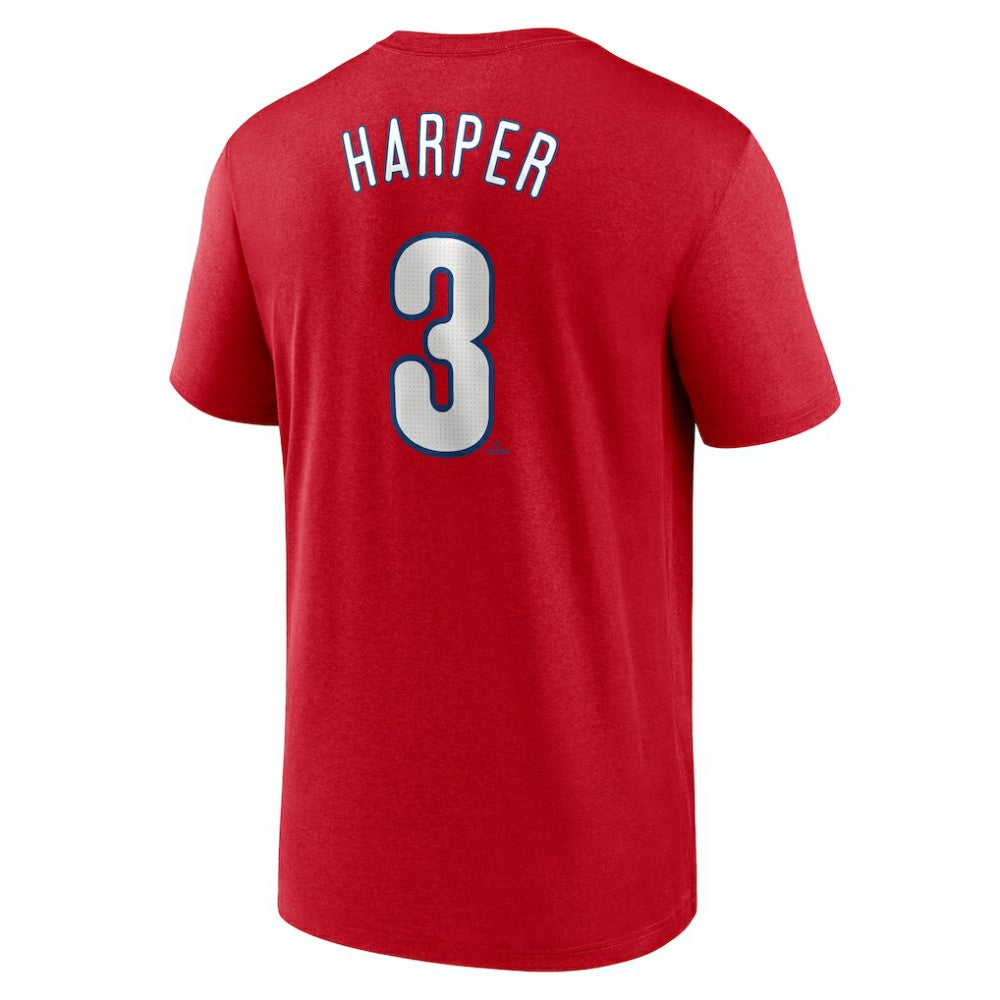 Bryce Harper Philadelphia Phillies Nike Legend Name & Number Performance T-Shirt - Red T-shirts