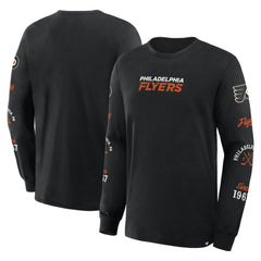 Philadelphia Flyers Fanatics Boxed In Legacy Long Sleeve T-Shirt - Black | US 201826836