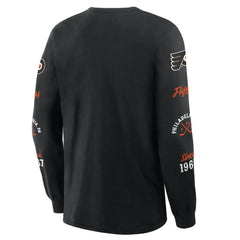 Philadelphia Flyers Fanatics Boxed In Legacy Long Sleeve T-Shirt - Black | US 201826836