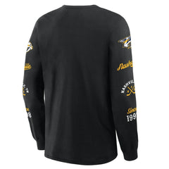 Nashville Predators Fanatics Boxed In Legacy Long Sleeve T-Shirt - Black | US 201826846