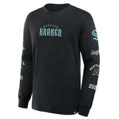 Seattle Kraken Fanatics Boxed In Legacy Long Sleeve T-Shirt - Black | US 201826847