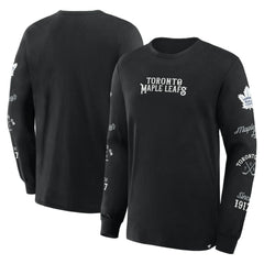 Toronto Maple Leafs Fanatics Boxed In Legacy Long Sleeve T-Shirt - Black | US 201826848