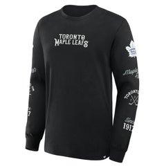 Toronto Maple Leafs Fanatics Boxed In Legacy Long Sleeve T-Shirt - Black | US 201826848