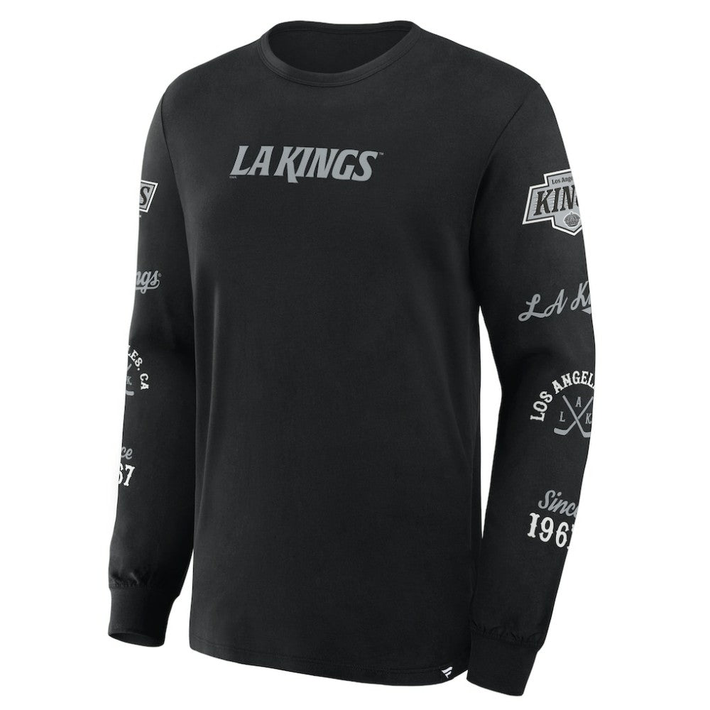 Los Angeles Kings Fanatics Boxed In Legacy Long Sleeve T-Shirt - Black | US 201826849