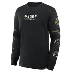 Vegas Golden Knights Fanatics Boxed In Legacy Long Sleeve T-Shirt - Black | US 201826854