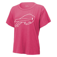 Keon Coleman Buffalo Bills Majestic Threads Women's Name & Number T-Shirt - Pink T-shirts