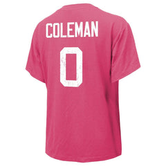 Keon Coleman Buffalo Bills Majestic Threads Women's Name & Number T-Shirt - Pink T-shirts