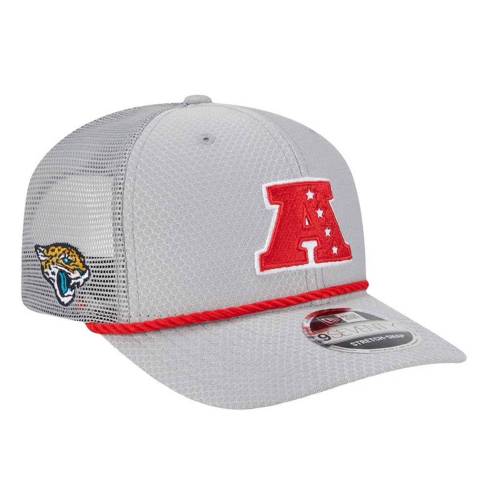 Jacksonville Jaguars New Era 2025 Pro Bowl 9SEVENTY Stretch-Snap Hat - Gray Hats