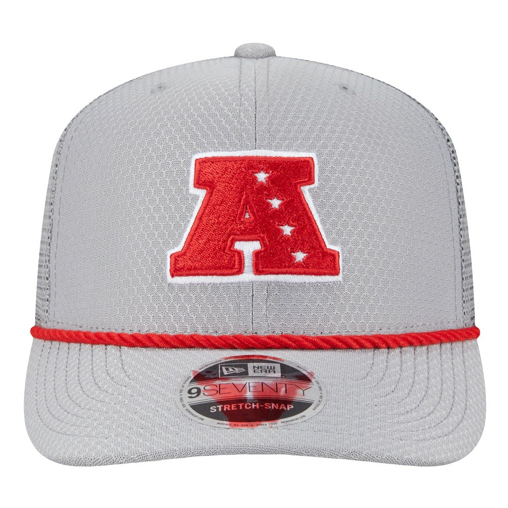 Kansas City Chiefs New Era 2025 Pro Bowl 9SEVENTY Stretch-Snap Hat - Gray Hats