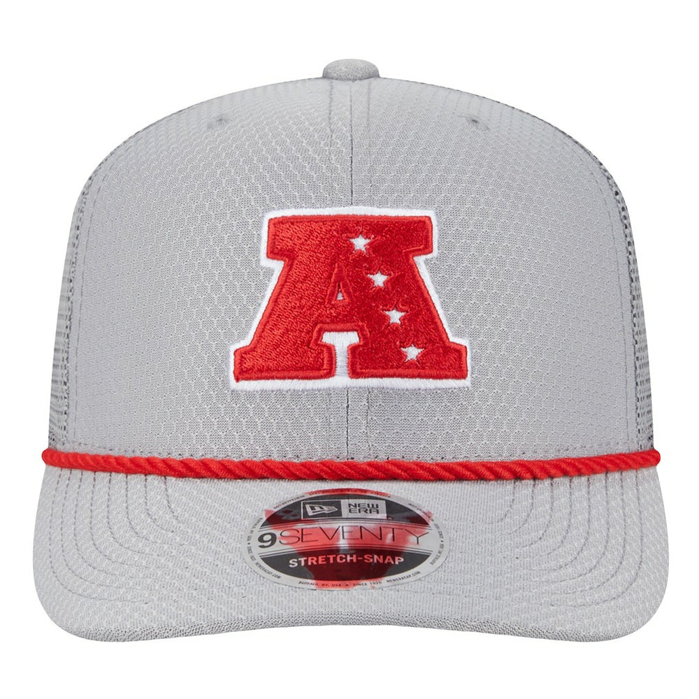 Kansas City Chiefs New Era 2025 Pro Bowl 9SEVENTY Stretch-Snap Hat - Gray Hats