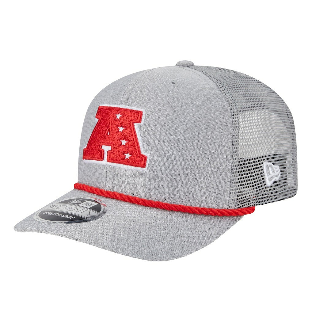 Kansas City Chiefs New Era 2025 Pro Bowl 9SEVENTY Stretch-Snap Hat - Gray Hats