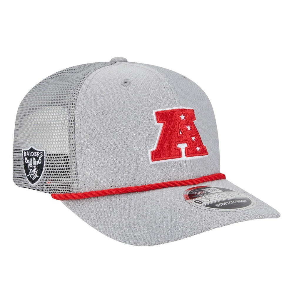 Las Vegas Raiders New Era 2025 Pro Bowl 9SEVENTY Stretch-Snap Hat - Gray Hats