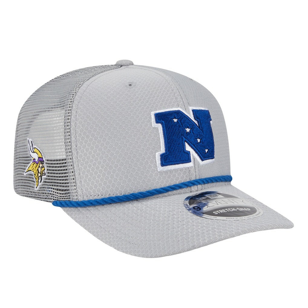 Minnesota Vikings New Era 2025 Pro Bowl 9SEVENTY Stretch-Snap Hat - Gray Hats