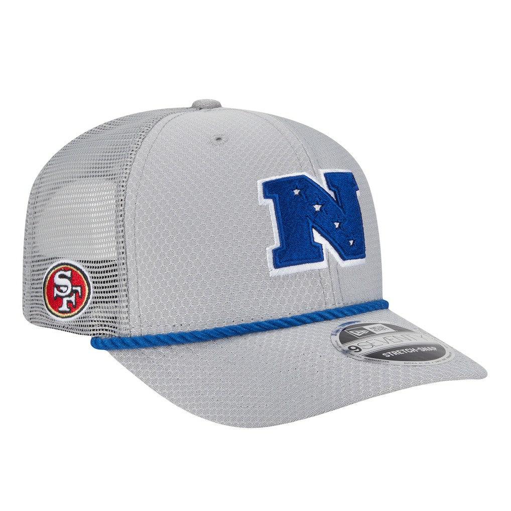 San Francisco 49ers New Era 2025 Pro Bowl 9SEVENTY Stretch-Snap Hat - Gray Hats