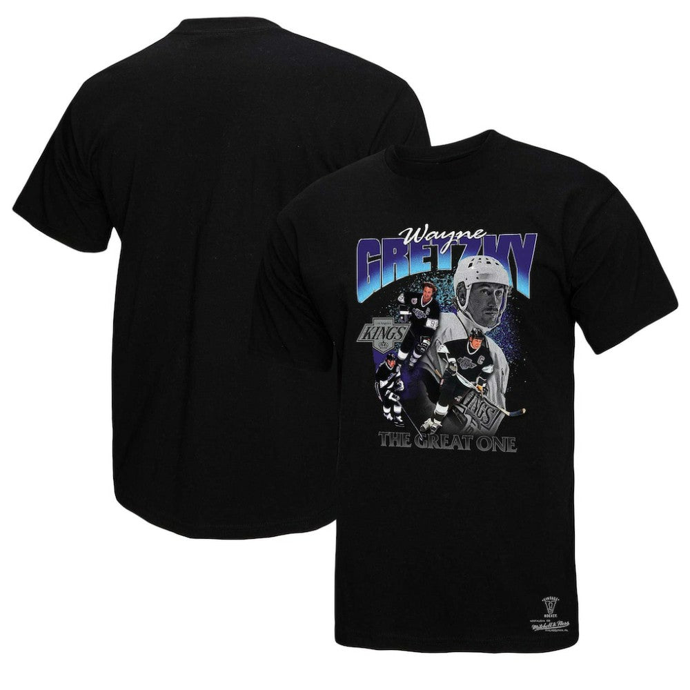 Wayne Gretzky Los Angeles Kings Mitchell & Ness Player Collage T-Shirt - Black | US 201831724