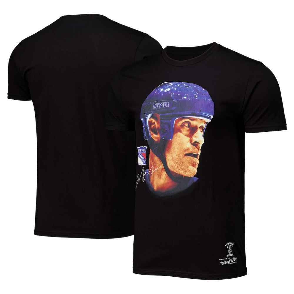Mark Messier New York Rangers Mitchell & Ness Big Face T-Shirt - Black | US 201831726