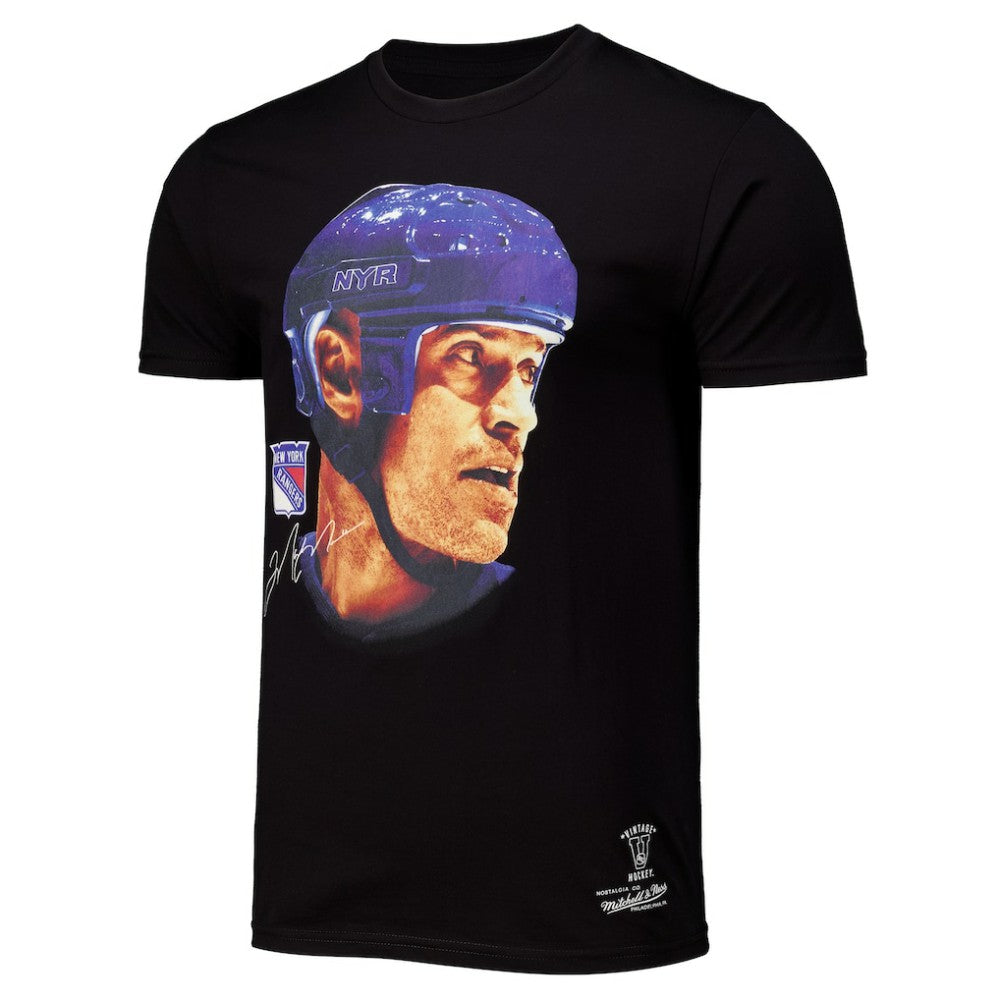Mark Messier New York Rangers Mitchell & Ness Big Face T-Shirt - Black | US 201831726
